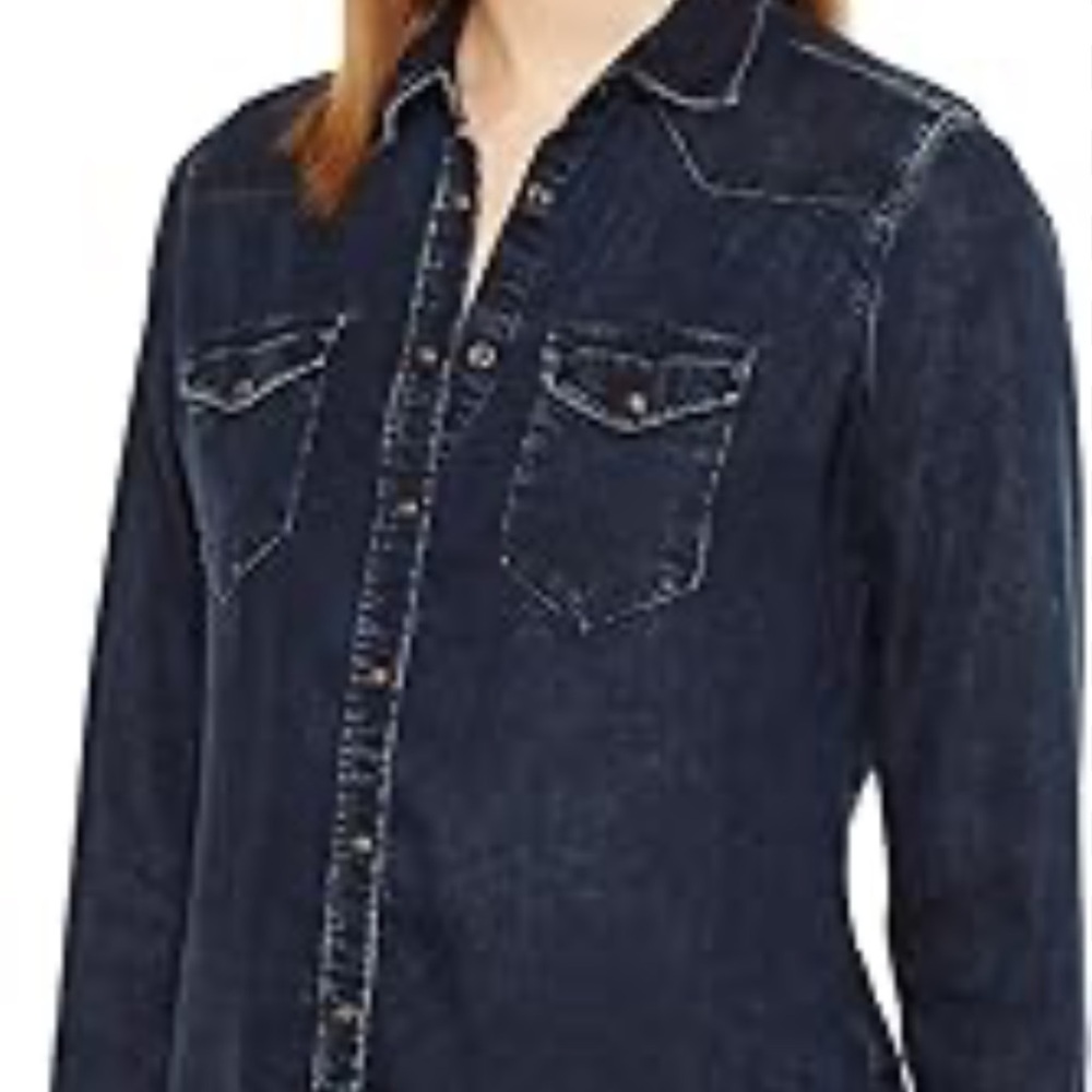 MAVI JEANS- Women's Denim Button-Up Shirt